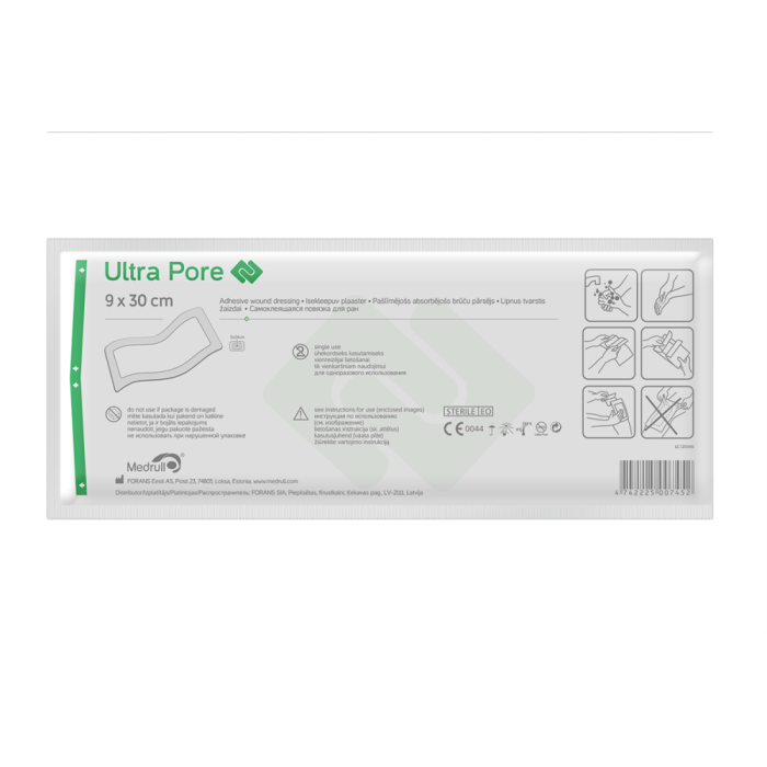 1000012334_Medrull_Ultra_Pore_kiinnittyva_sidos_9x30cm_1_kpl_pakkauskuva_Pakkauskuva14113_png