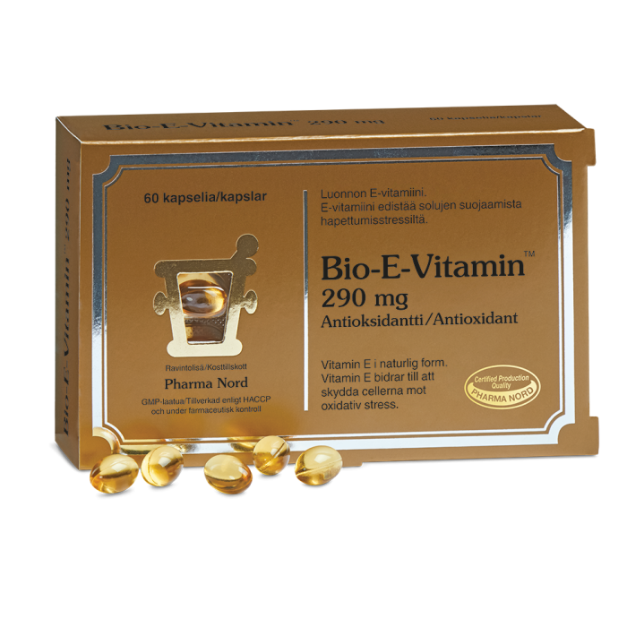 1000013026_Bio_E_Vitamin_290_mg_60_kaps_pakkauskuva_Pakkauskuva21935_png