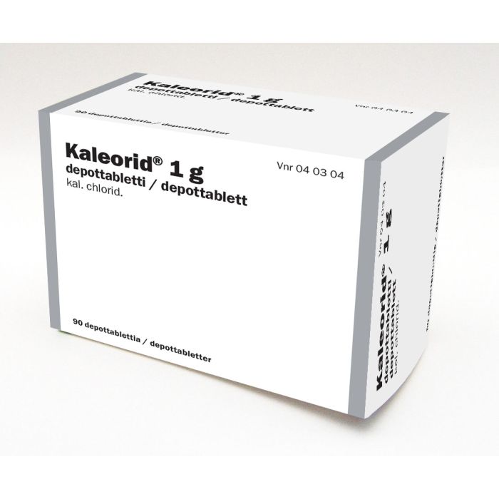 KALEORID depottabletti 1 g 90 fol
