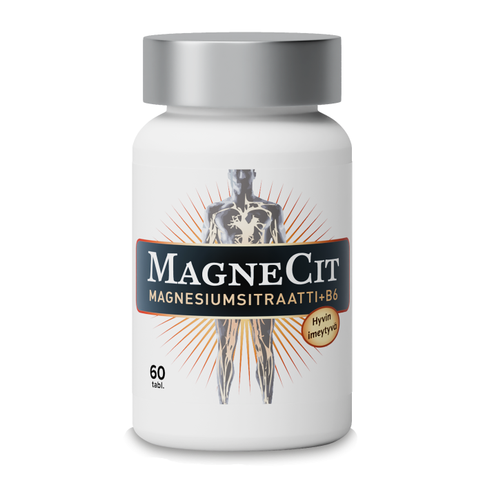 MagneCit Magnesiumsitraatti + B6-vitamiini 60 tabl kuva 4