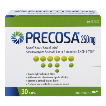 PRECOSA kapseli, kova 250 mg 30 fol