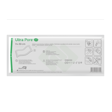 Medrull Ultra Pore kiinnittyvä sidos 9x30cm 1 kpl