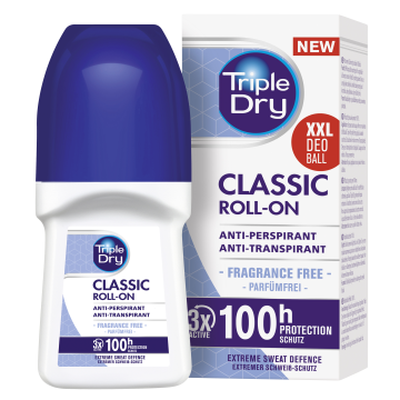 Triple Dry 100 h Classic Antiperspirant Roll-on tuoksuton 50 ml