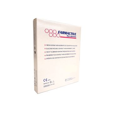 MEDS FARMACTIVE NON ADERENTE Silikoniverkko 5x7,5 cm 10 kpl
