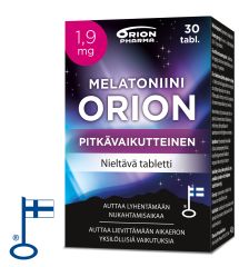 MELATONIINI ORION 1,9 MG PITKÄVAIK. 30 TABL