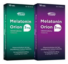 MELATONIN ORION tabletti 3 mg 10 fol