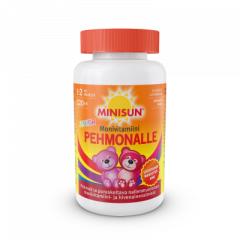Minisun Monivitamiini Pehmonalle Marjaisa jr 120 kpl