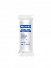 Medrull POP bandage kipsiside 10cm x 2,7m 1 kpl