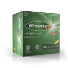 BEROCCA ENERGY TABLETTI KALVOPÄÄLLYSTETTY 100 kpl