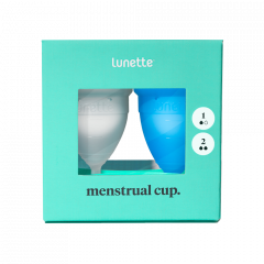 LUNETTE Duo tuplapakkaus kirkas koko 1, sininen koko 2 1 KPL