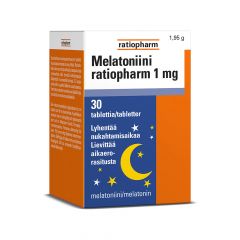MELATONIINI RATIOPHARM 1 MG 30 TABL