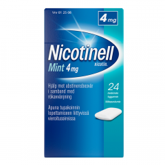 NICOTINELL MINT 4 mg lääkepurukumi 24 fol
